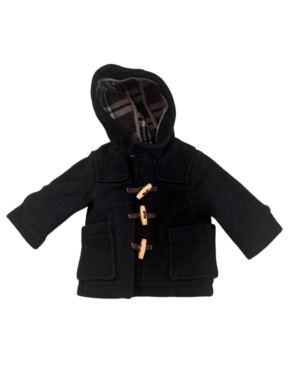 Zara Baby boy duffle coat with wooden toggle buttons baby boy size 9/12